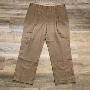 Cabelas Outdoor Pleated Khaki Chino Pants Mens 40 X 30